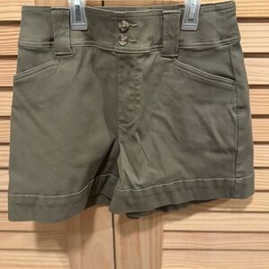 Spanx pull on Army Green Shorts, Size Small